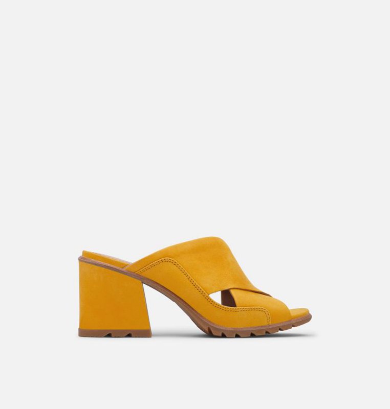 Womens Sandals Yellow - Sorel Nadia™ Mule - 207419-ZXT